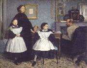 Edgar Degas the bellelli family oil